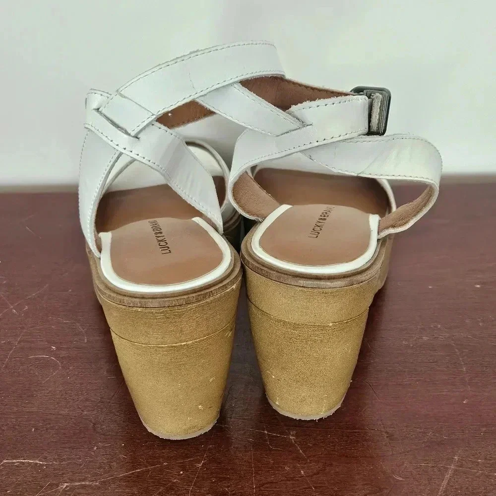 Lucky Brand Womens Green  Ankle Strap /Lk-Wyndin  Heels Size 8M